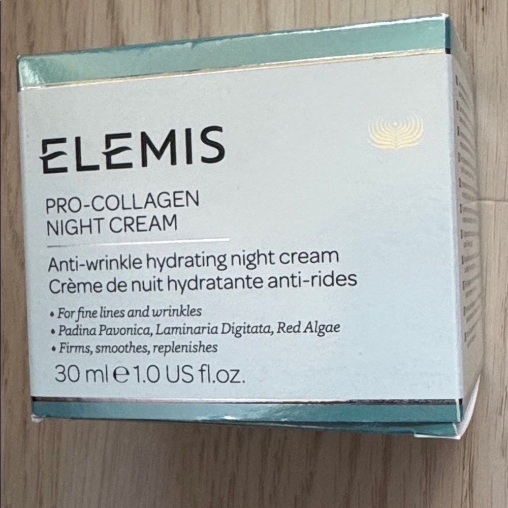 Elemis Pro Collagen Night Cream Anti Wrinkle Firms Smoothes 30ml/1 oz New in box